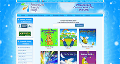 Desktop Screenshot of personalizedfriendlysongs.com